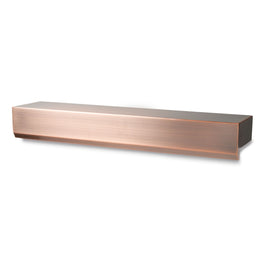 24" Copper Finish WaterWall Spillway