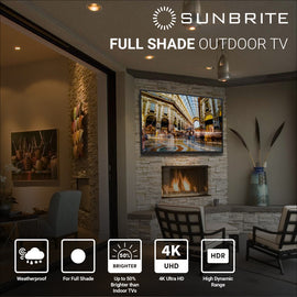 Veranda 2 Series LED HDR Outdoor TV - Full Shade - 2160p - 4K UltraHD TV - SB-V-43-4KHDR-BL