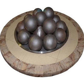 The Outdoor Plus 4-6" Steel Fire Balls