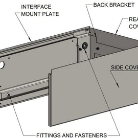 Artisan ARTPC-SB2M ARTP-SB2 shelf mount for Cart use