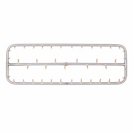 The Outdoor Plus 18-72" Stainless Steel Rectangle Bullet Burner (Burner Only)
