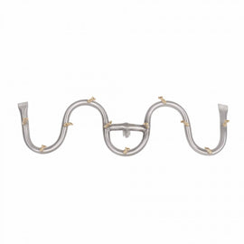 The Outdoor Plus 18-72" Stainless Steel Switchback Bullet Burner (Burner Only)
