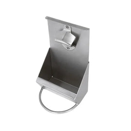 Alfresco Bottle Opener W/ Cap Catch & Towel Rack