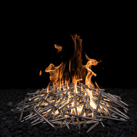 The Outdoor Plus 30-48" Birds Nest Ornament With Round Burner