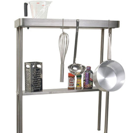 Alfresco High Shelf W/ Pot Rack & Light