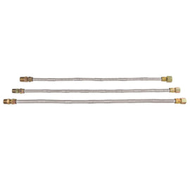 The Outdoor Plus 3/8-3/4" Stainless Steel Whistle Free Flex Gas Hose