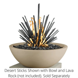 The Outdoor Plus 20" Mild Steel Desert Sticks Ornament for Fire Bowls and Pits