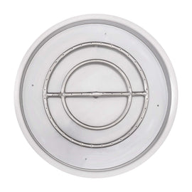 The Outdoor Plus 13-25" Round Drop-in Pan With Stainless Steel Round Burner