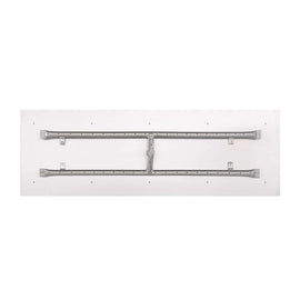 The Outdoor Plus 24-42" Rectangular Flat Pan With Stainless Steel 'H' Burner