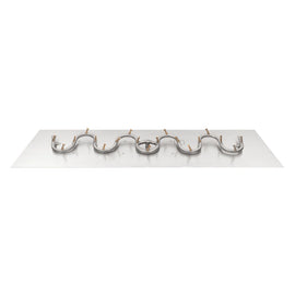 The Outdoor Plus 24-48" Rectangular Flat Pan With Stainless Steel Switchback Bullet Burner