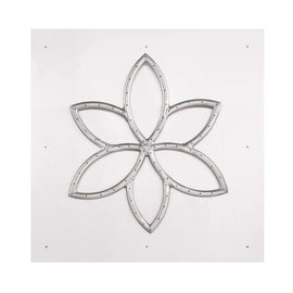 The Outdoor Plus 30" Square Flat Pan With Stainless Steel Lotus Burner