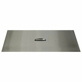 The Outdoor Plus Stainless Steel Rectangle Fire Pit Cover