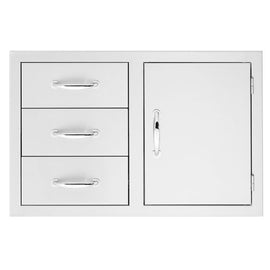 Summerset 33" 3-Drawer & Access Door Combo