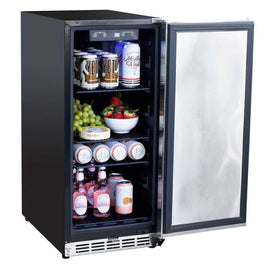 Summerset 15" Outdoor Rated Fridge w/Stainless Door