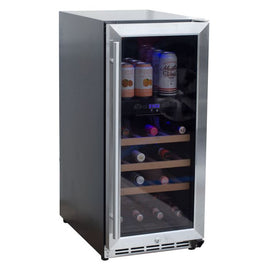 Summerset 15" Outdoor Rated Dual Zone Wine Cooler